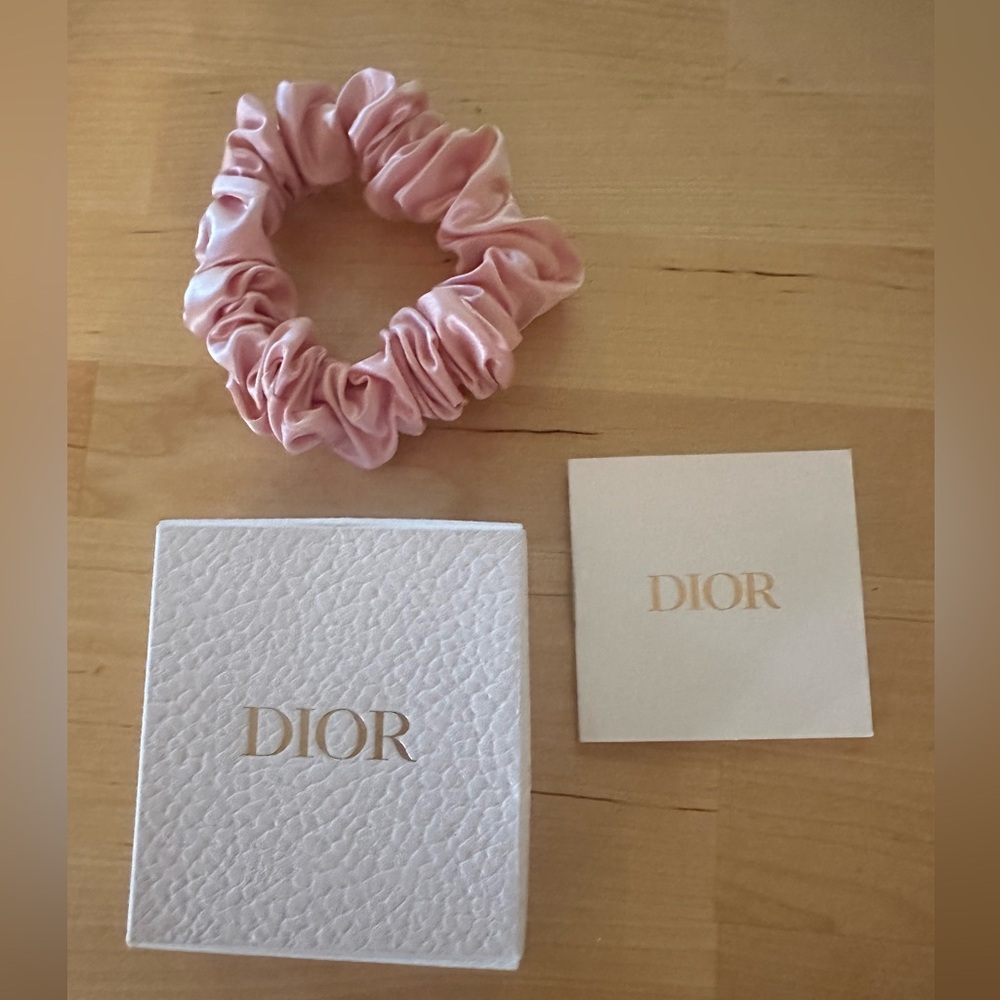 Christian Dior Beaute Pink Scrunchie